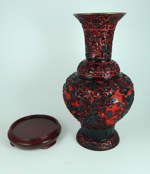 Grande jarra lacada - China - 31 cm