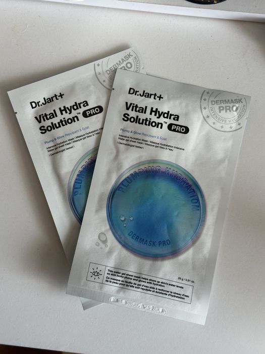 Zestaw 2x maseczka do twarzy dr jart vital hydra solution