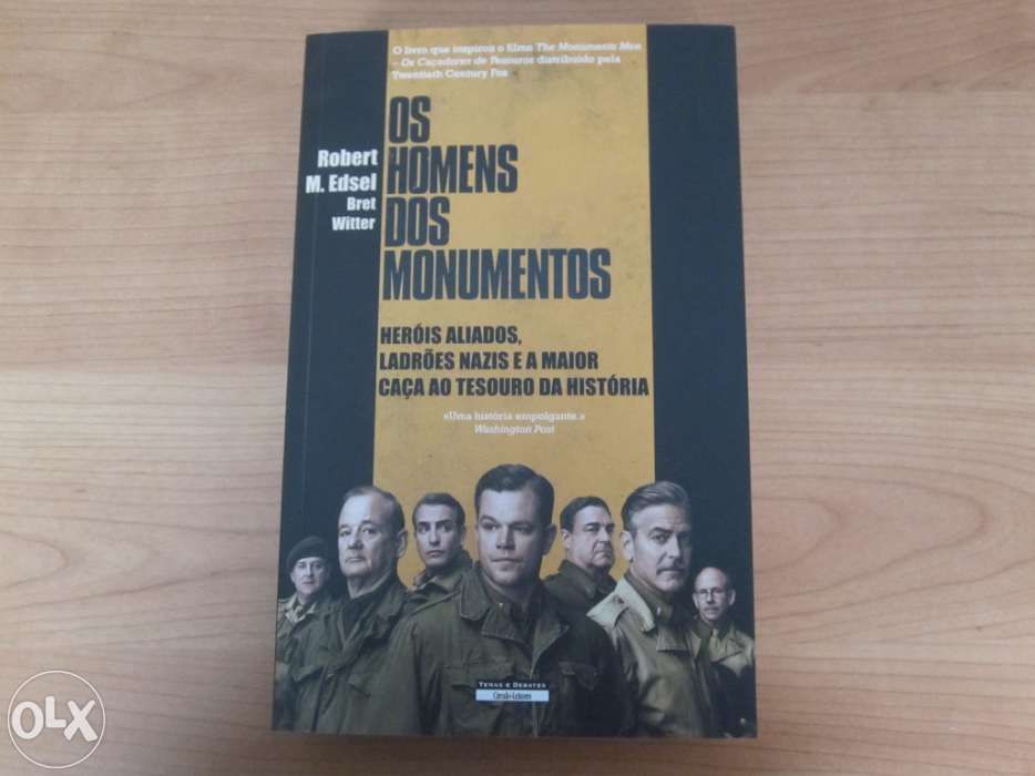 Livro novo "Os Homens dos Monumentos" de Robert M. Edsel e Bret Witter