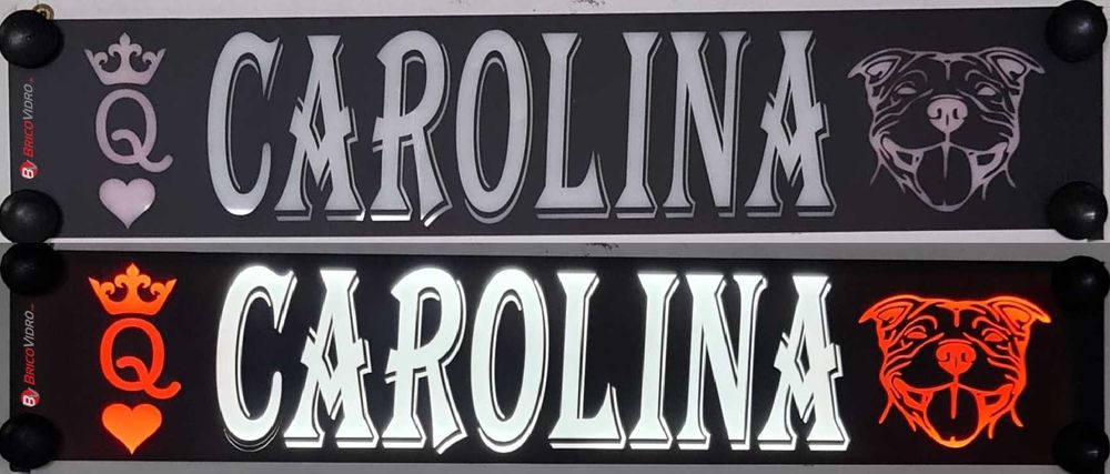 Chapas iluminadas Led (Personalizadas)