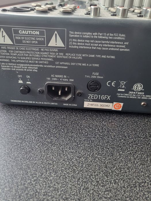 Sprzedam  mikser Allen&Heath ZET 16FX