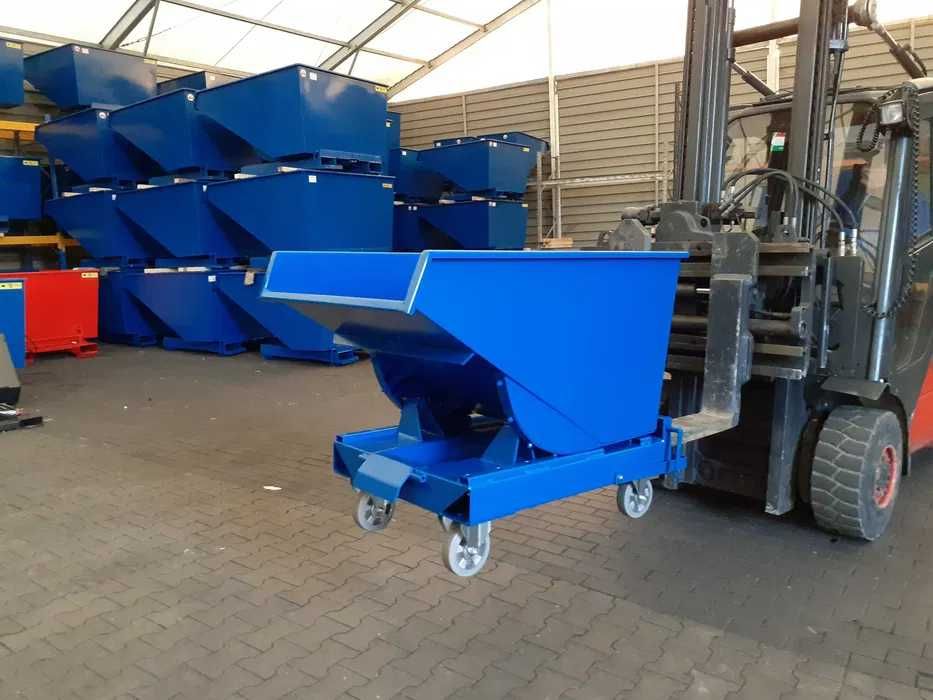 Kontener samowyładowczy na różne odpady metalowy 300L
