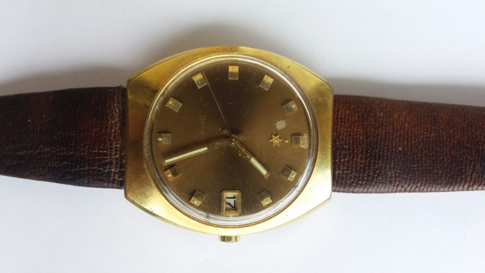 Zegarek Złoty Junghans Electronic Dato-Chron!