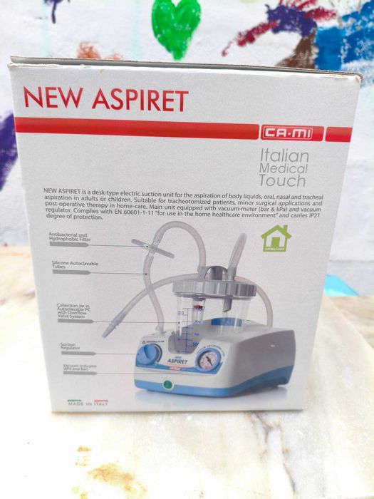 Aspirador de secreções New Aspiret RE310001 (1000ml)