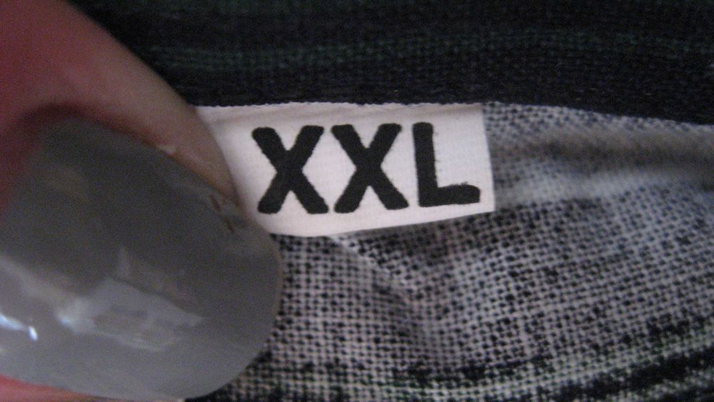 Рубашка мужская, полоска, XXL, Бангладеш