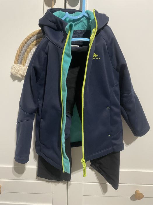 Zestaw ubrań  decathlon softshell 98/104