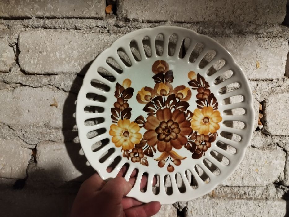 Stary talerz ścienny Koło