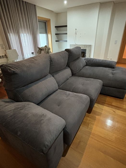 Sofa 5 lugares com chaise longue