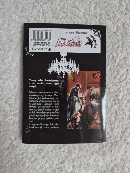 Manga kuroshitsuji Tom 1