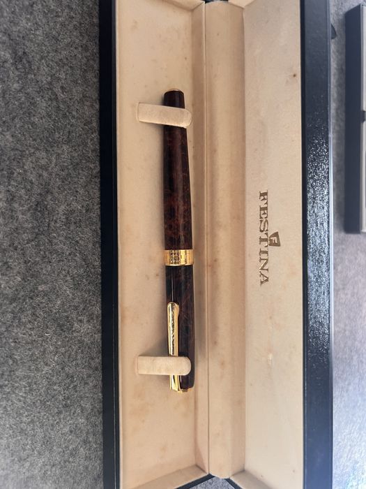Caneta Tinteiro Festina Luxo – Efeito Mármore
