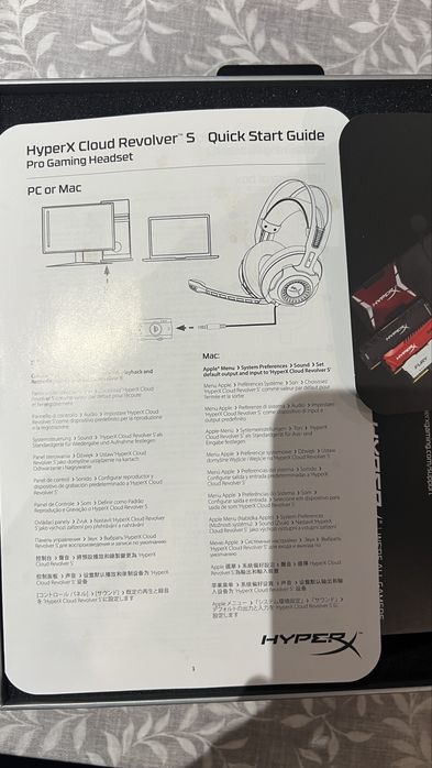 Headset Hyperx cloud revolver S