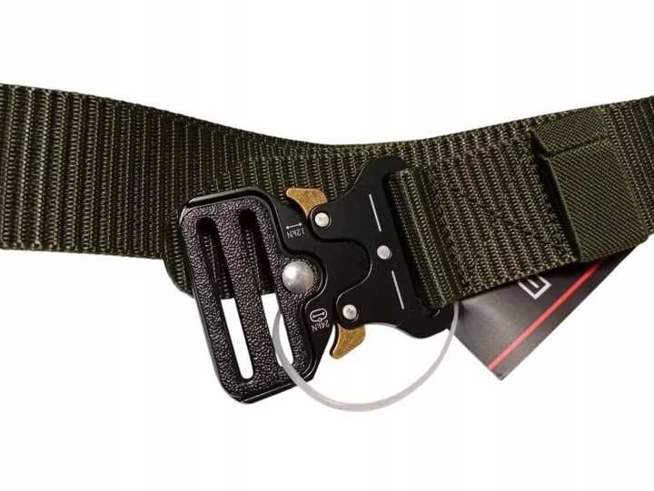 Pas Wojskowy Zielony Taktyczny Quick Release Militarny Wytrzymały