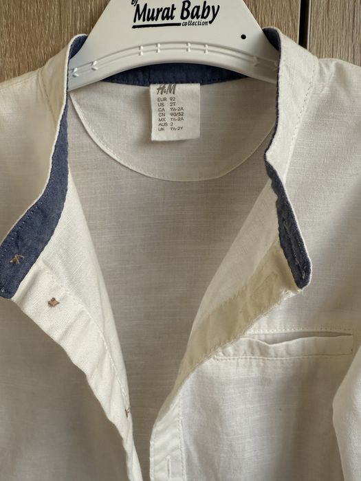 Рубашка H&M для мальчика, размер 92см(2-3года)