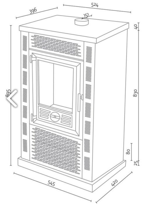 Salamandra ventilada 10.5Kw Solzaima