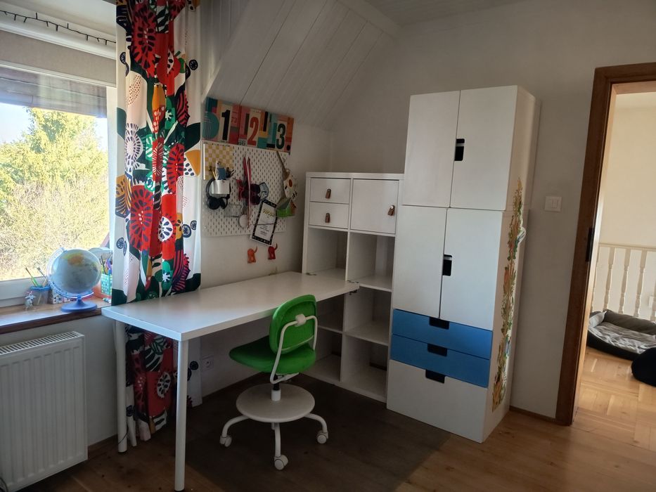 Ikea zestaw mebli  SMÅSTAD/STUVA, KALLAX, biurko , krzesło .Komplet !