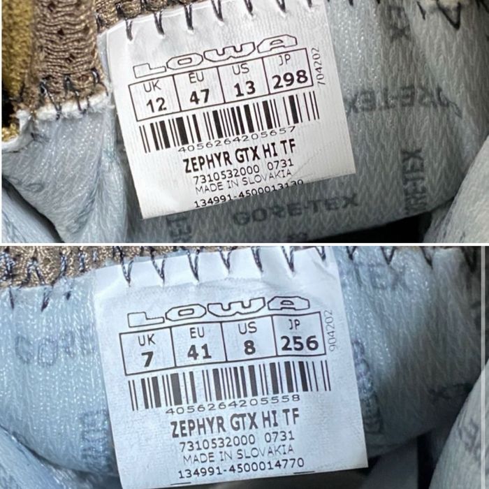 41р, 42.5р, 44р, 45р, 46р. Берці ОРИГІНАЛ LOWA Zephyr GTX Hi TF