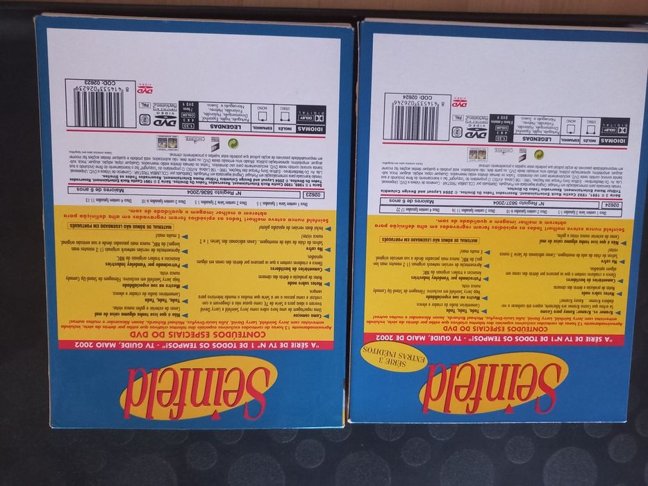 Dvd da série Seinfield