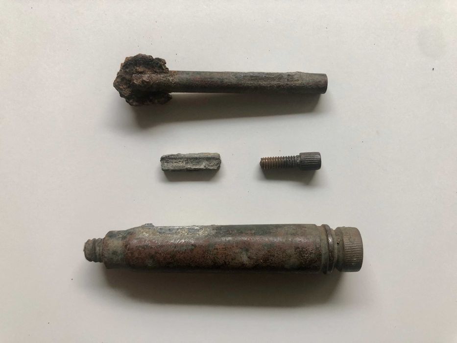 Zapalniczka benzynowa okopowa wojenna Wykopki Znajdki Łuska Znalezisko