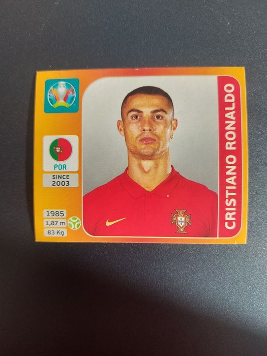 Cromo euro 2020 Cristiano Ronaldo n 676