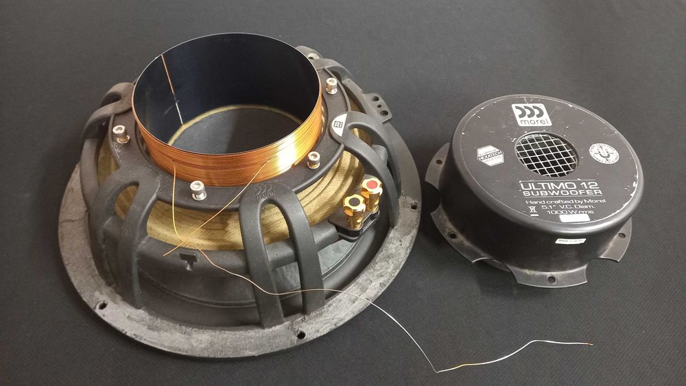 Ремонт сабвуферного динамика