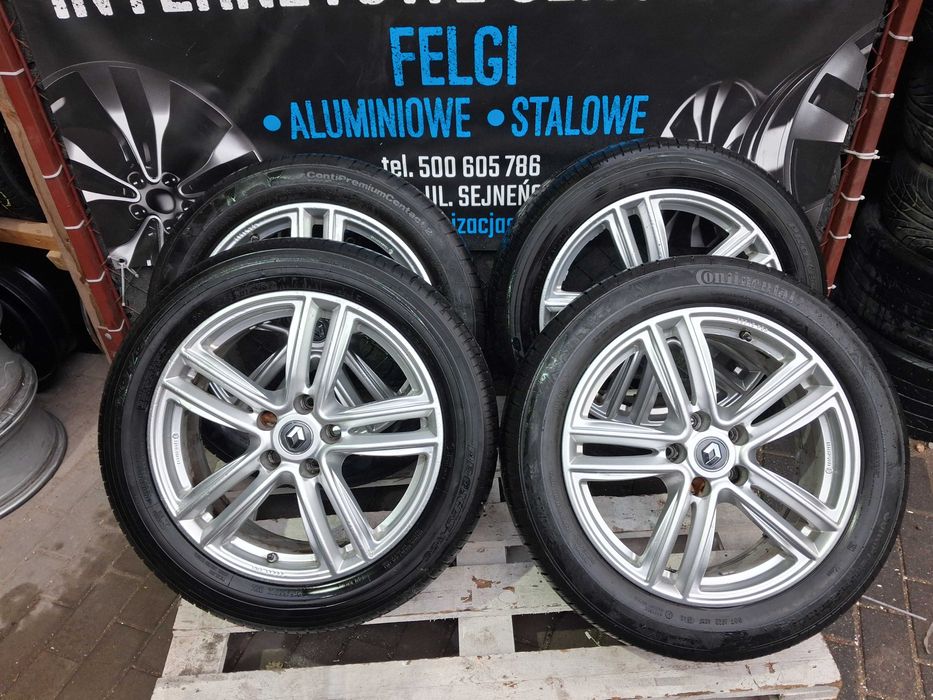 4x felgi alu R18 5x114,3 Renault Scenic Megane Fluence Talisman Nissan
