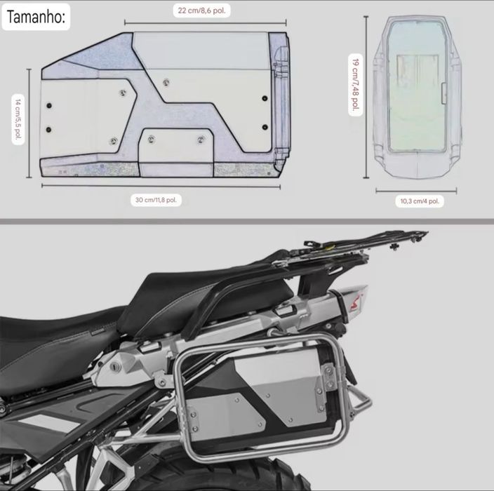Mala ferramenta para mota como gs1200 entre outras