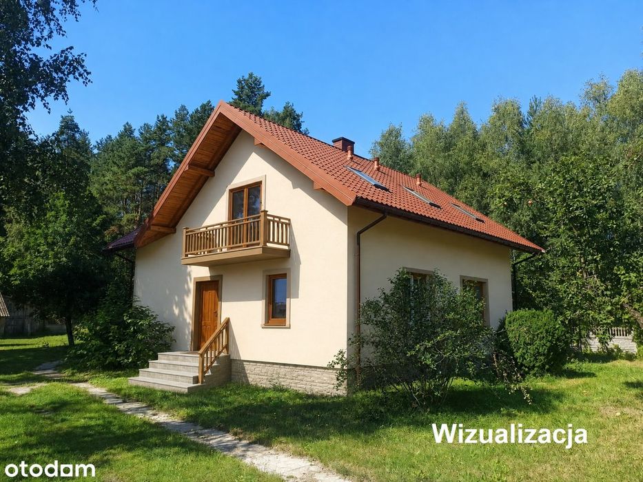 Dom 188 m² z dużą działką, poddasze do wykończenia