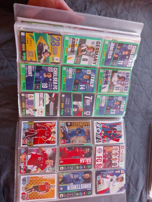 Karty piłkarskie 555 sztuk