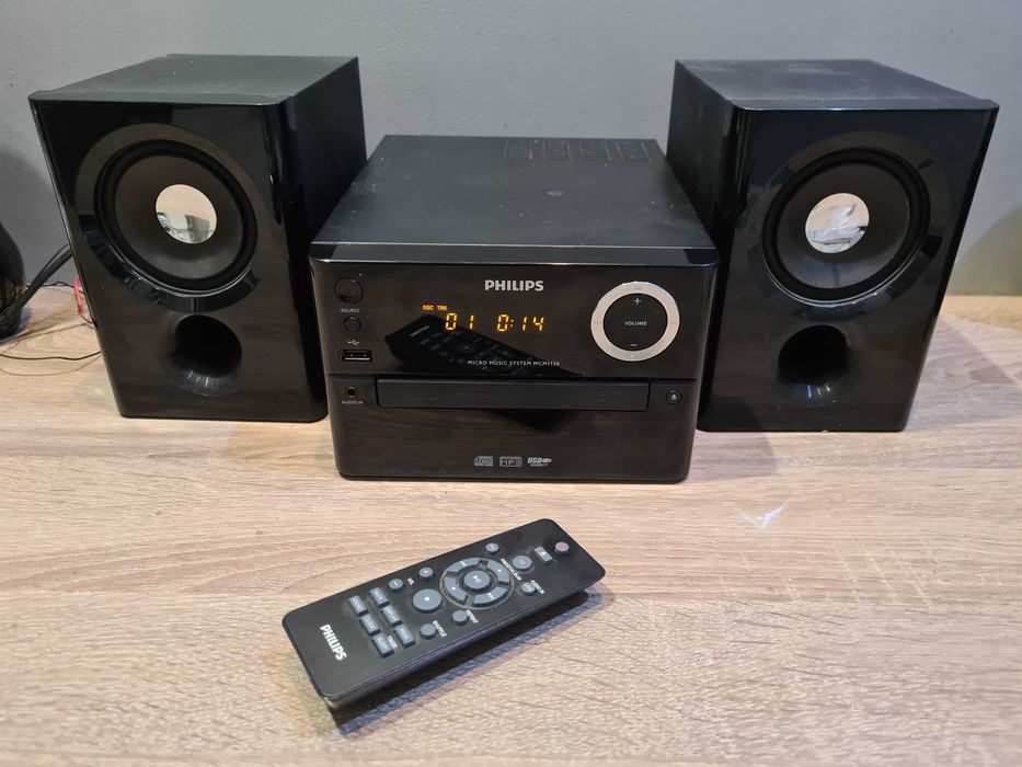 Mini wieża Philips MCM1150/12 CD MP3 USB