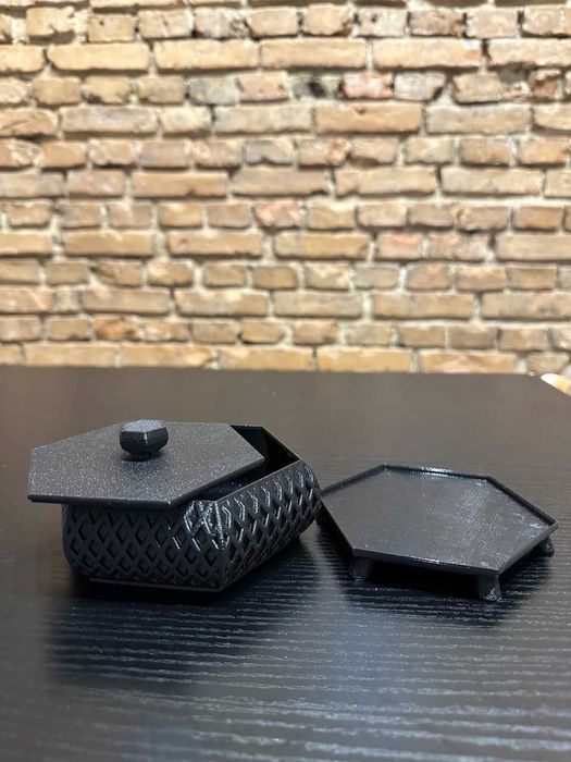 Szkatułka geometryczna 3D – nowoczesny design