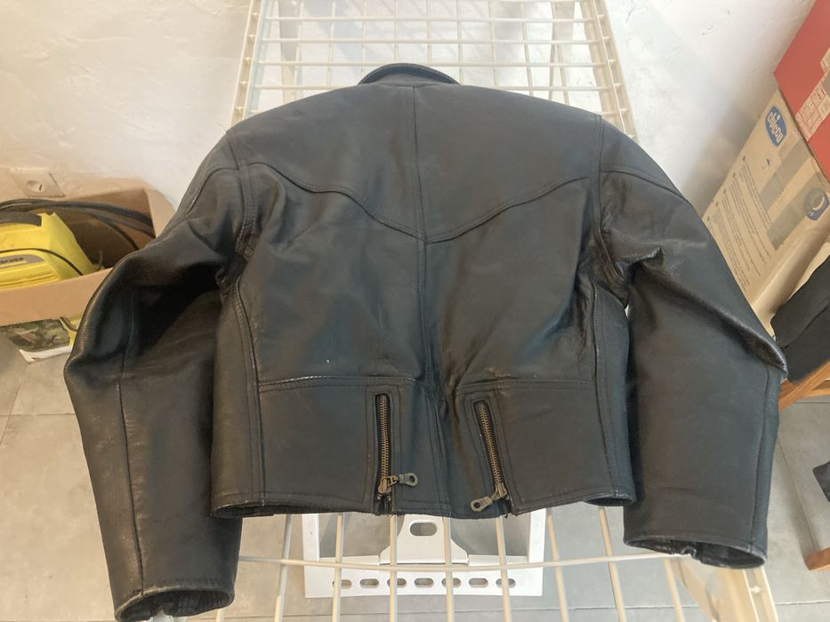 Casaco cabedal S motard