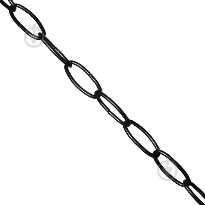 Ланцюг декоративний чорний 3 мм 1 м фарба