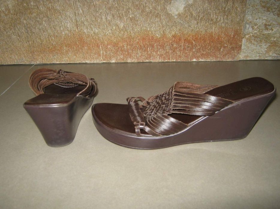 Sandálias Cunha Pele, 36