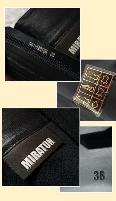 Высокие зимние кожаные сапоги на шнуровке берцы высокие Miraton