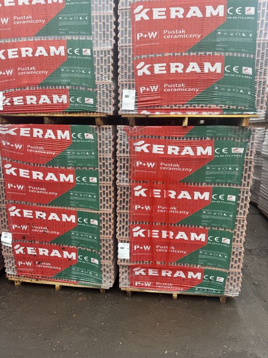 Pustak ceramiczny 25 PW porotherm bloczek beton h+h Glika  Termoton  Keram Leier