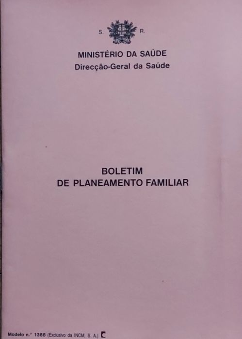 Livros Registo Ministério da Saúde