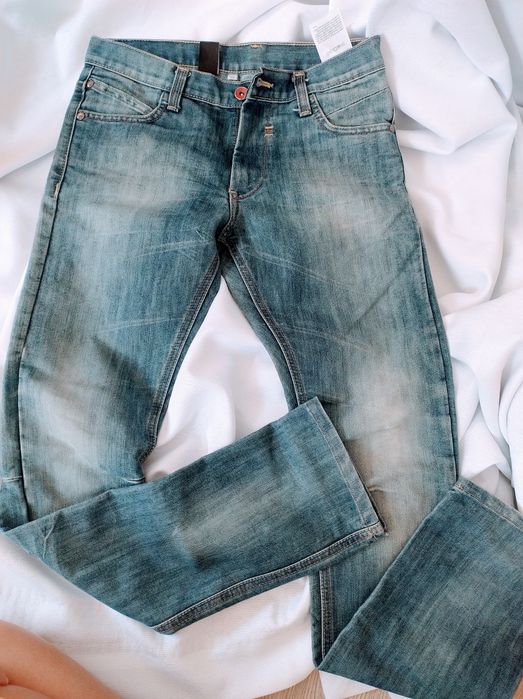 Spodnie XS 158 jeansowe proste