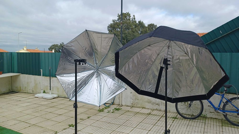 Kit de Iluminação de Estúdio com Sombrinhas marca Godox
