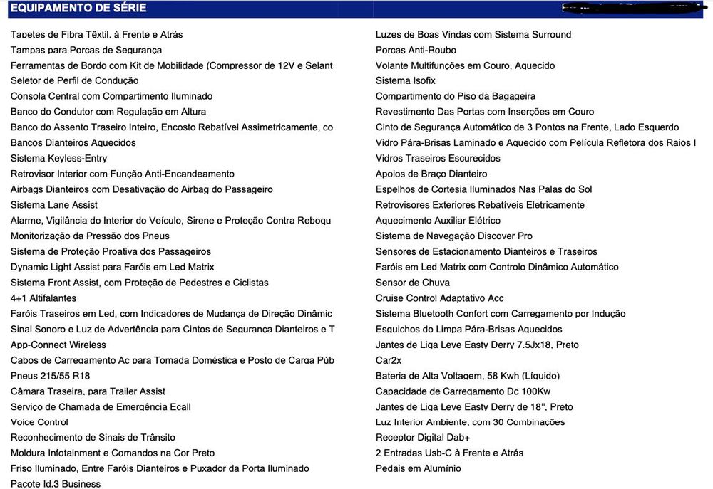 VW ID3 - Excelente Estado