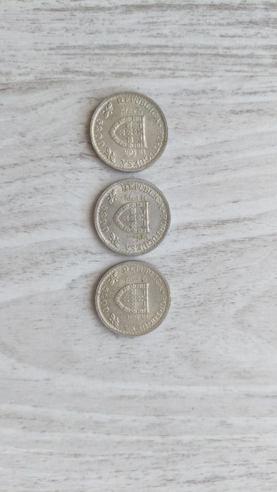 Moeda 5 Escudos Prata Portugal 1960