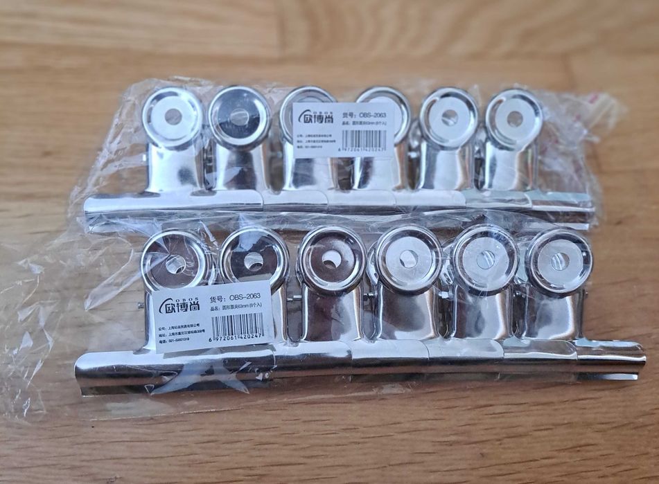 Grampos / Pinças Aço inoxidável multi-funcional - Novo - Conjunto 12