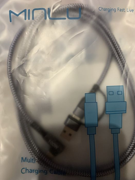 багатофункціональний зарядний кабель бренду Minlu.