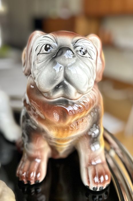 Cães em ceramica de epoca