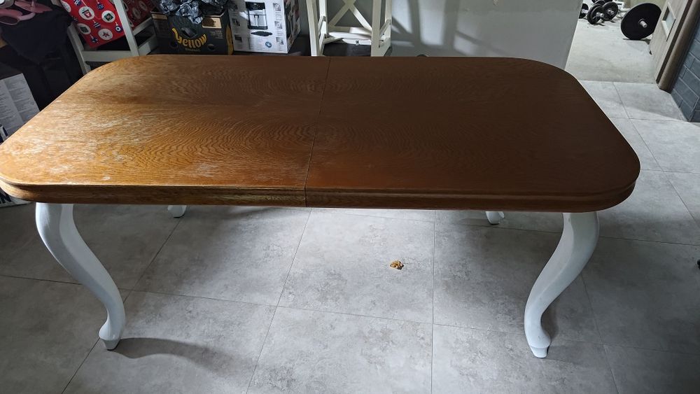 Stół dębowy rozkladany. 180+60x90