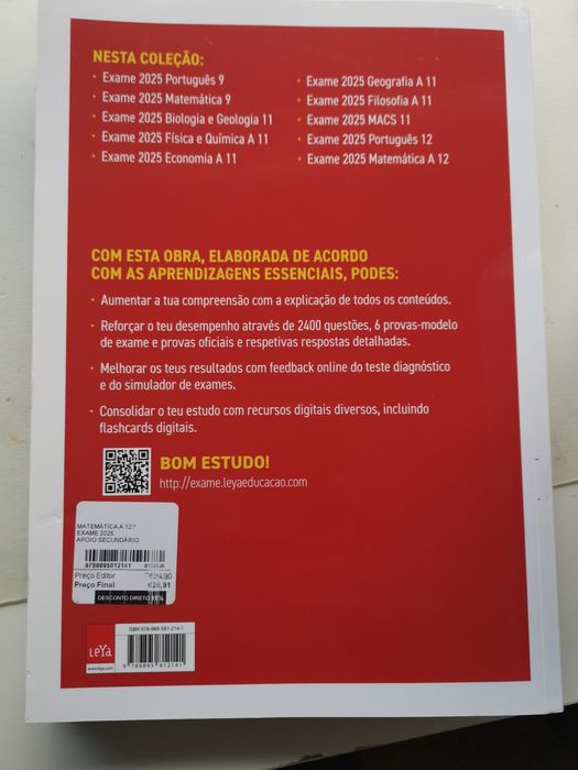 Livro exame 2025 Matemática A (completo)