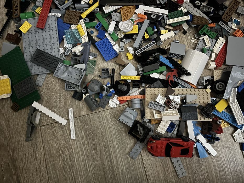 klocki lego + cobi mieszanka 1,4 kg