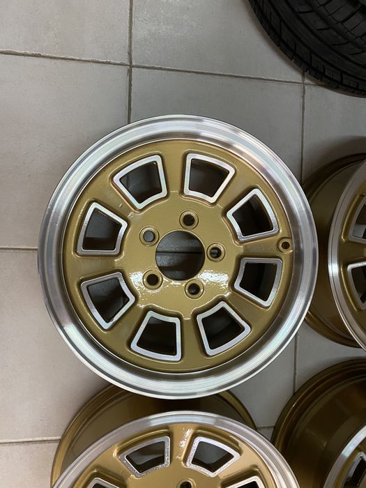 Jantes 14” 5x112 Mercedes w114 w115 w123 Classicos com aba “Bbs amg”