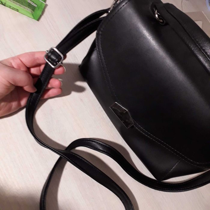 Чорна сумка, Сумка портфель жіноча, Сумка на підкладці