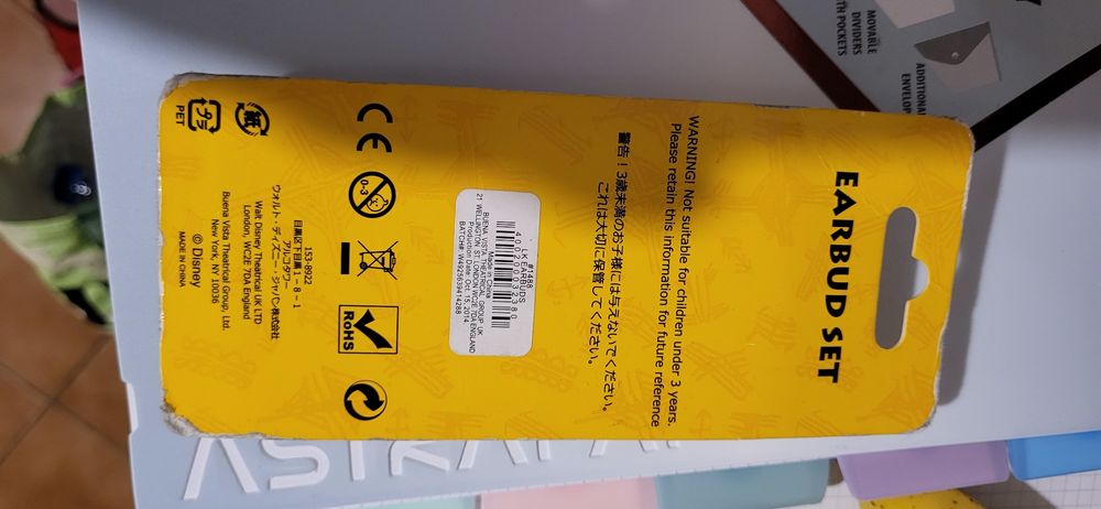 Nowe Słuchawki Do Uszne Disney