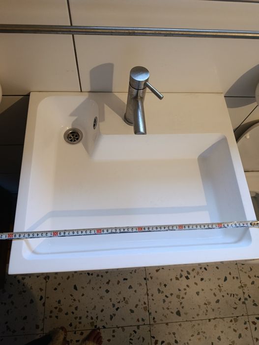 Раковина над стиральной машиной Amidicon Breeze из литого камня